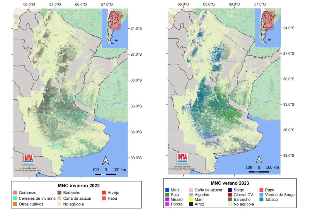 El INTA Presentó Al Quinto Mapa Nacional De Cultivos Extensivos ...